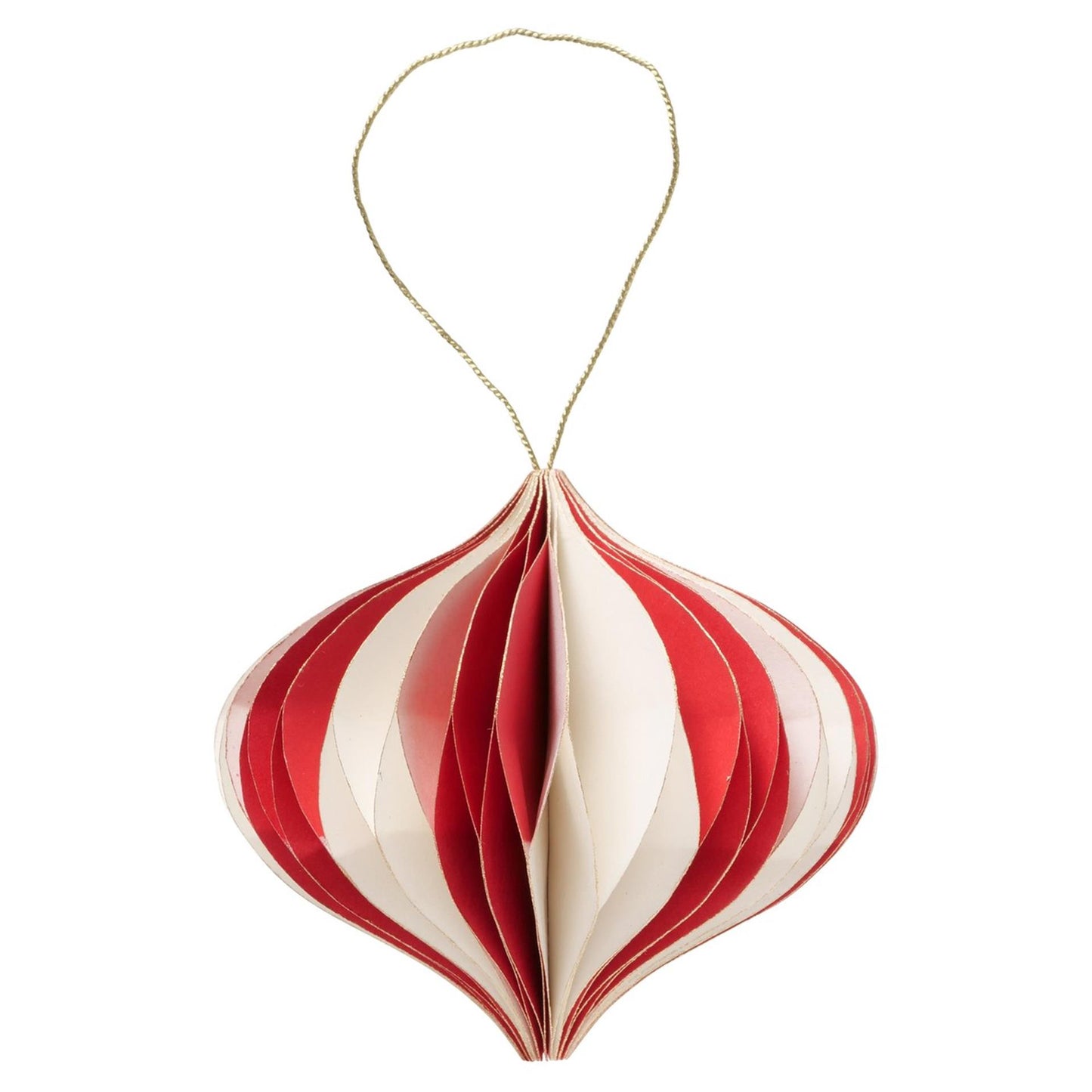 Boltze Home Weihnachtskugel Yorki oval ø10cm rot weiß Papi