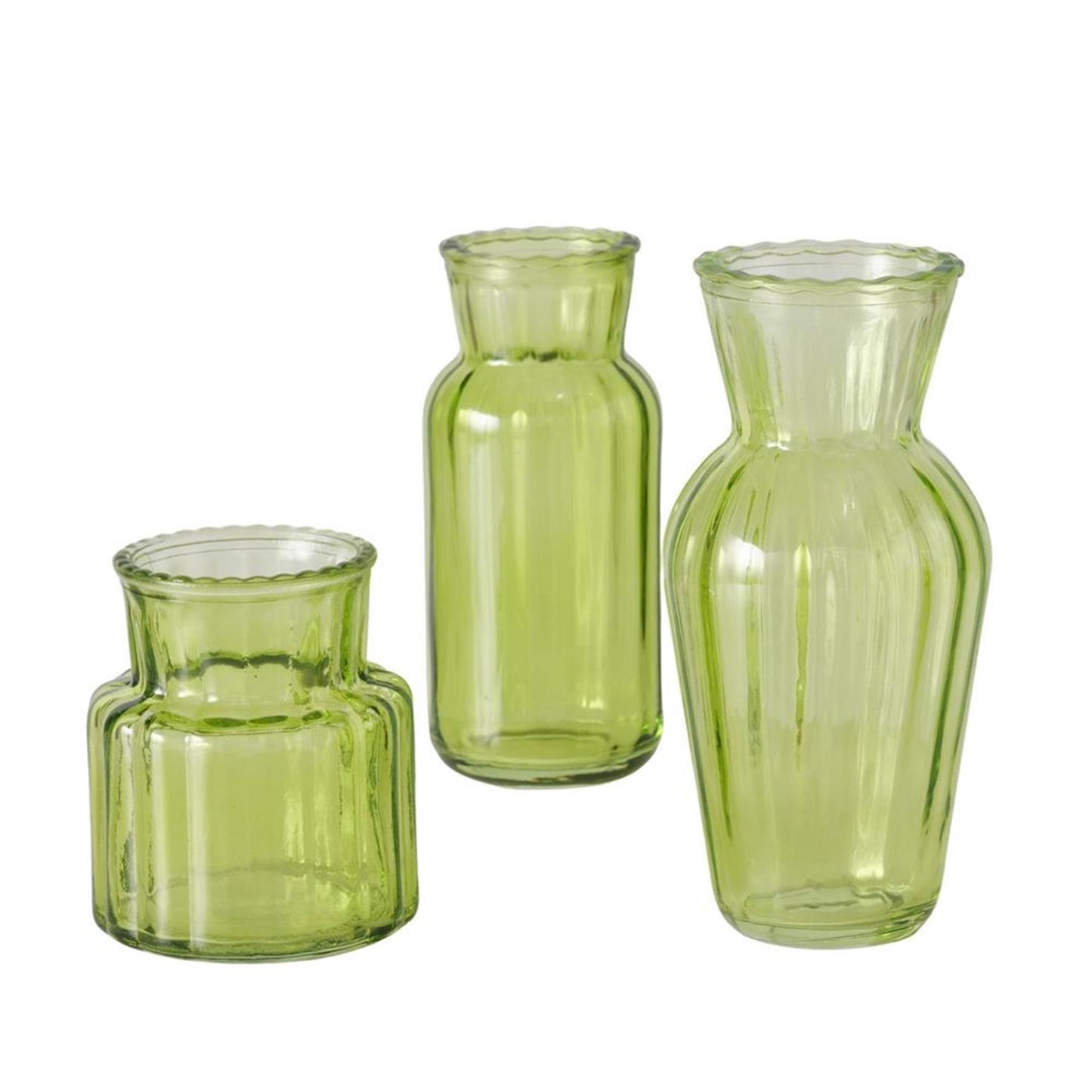 Boltze Home Vase Tilla 3-teilig grün