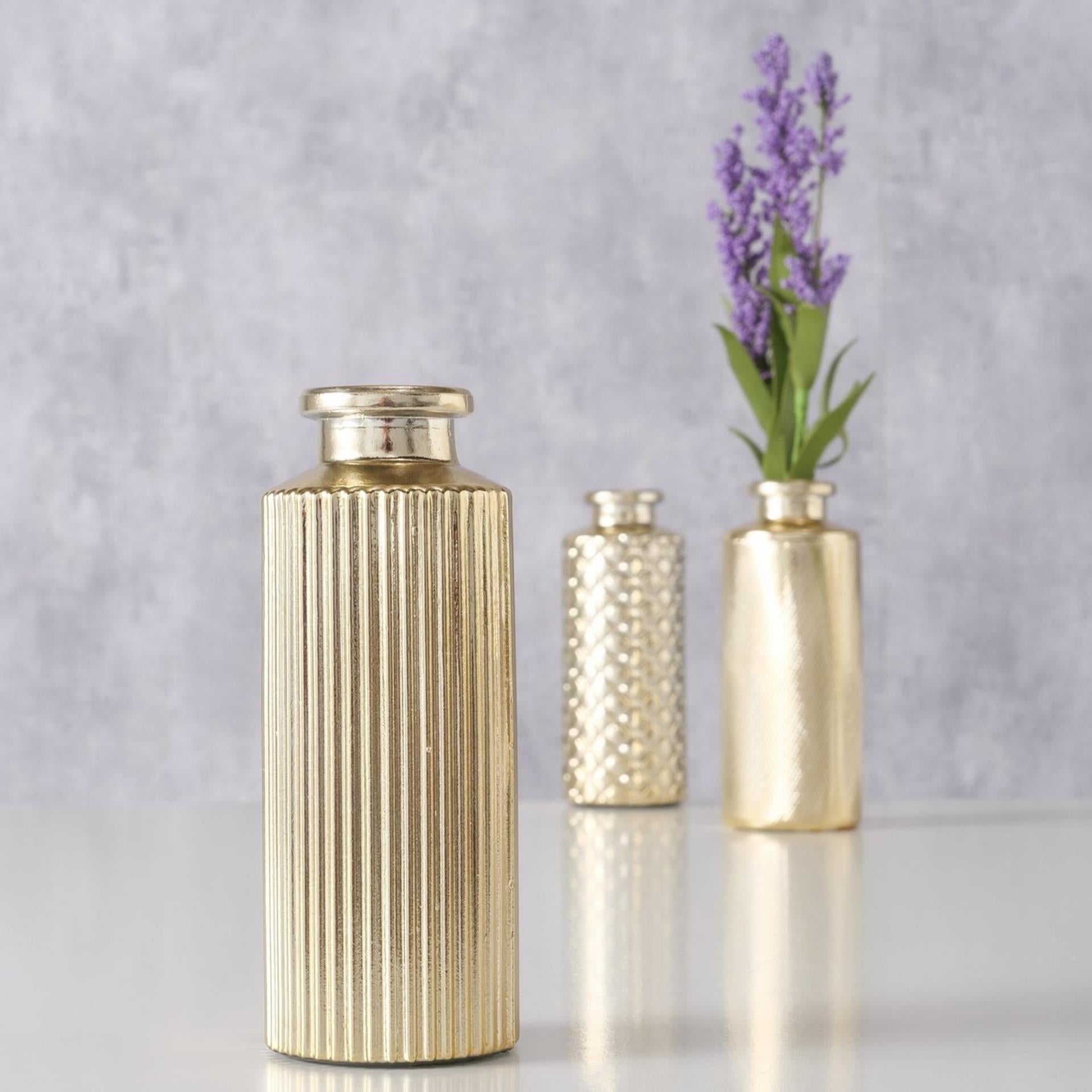 Boltze Home Vase Adore 13,5 cm Gold