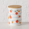 Orangefarbenes Vorratsglas von Boltze Home