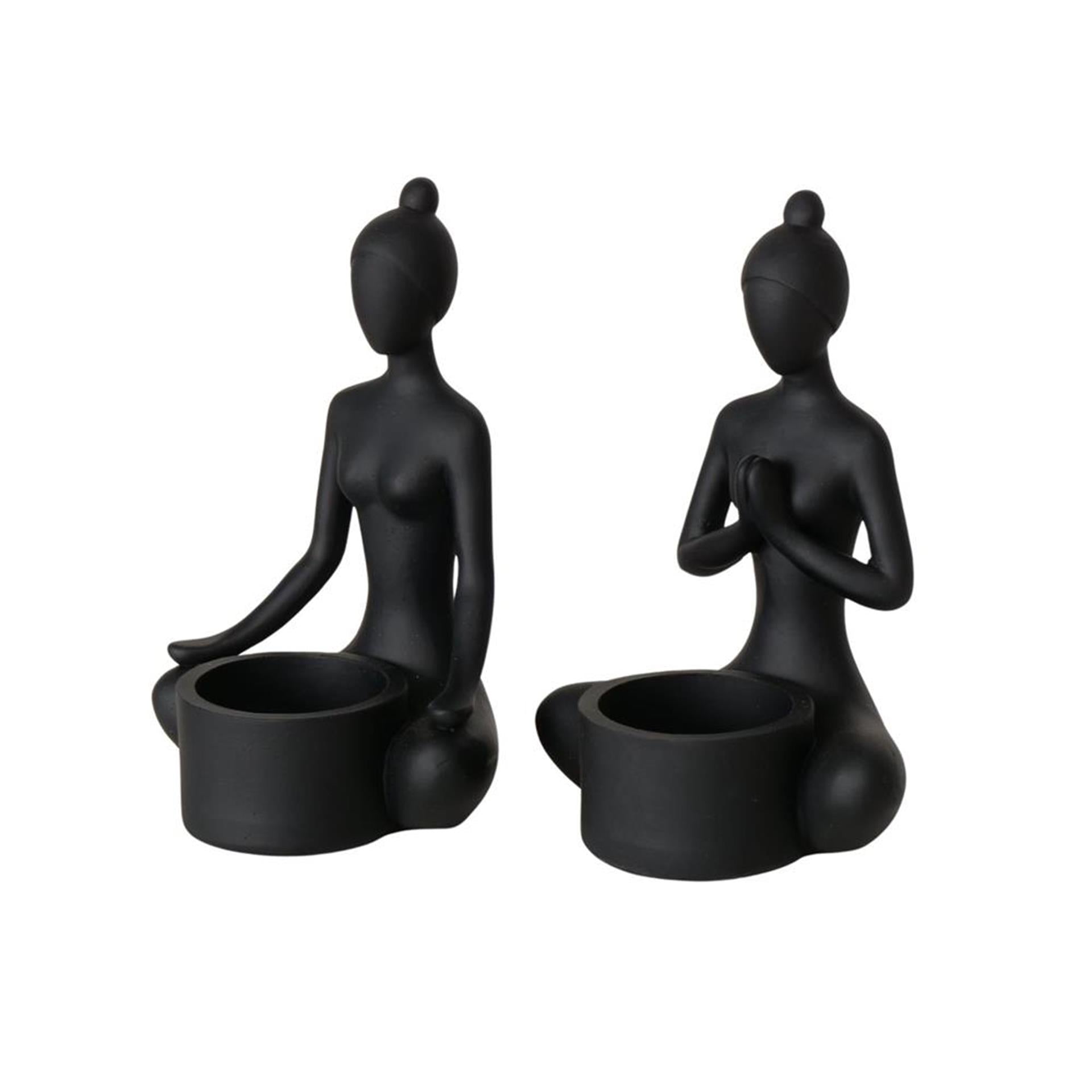Boltze Home Teelichthalter Yoga