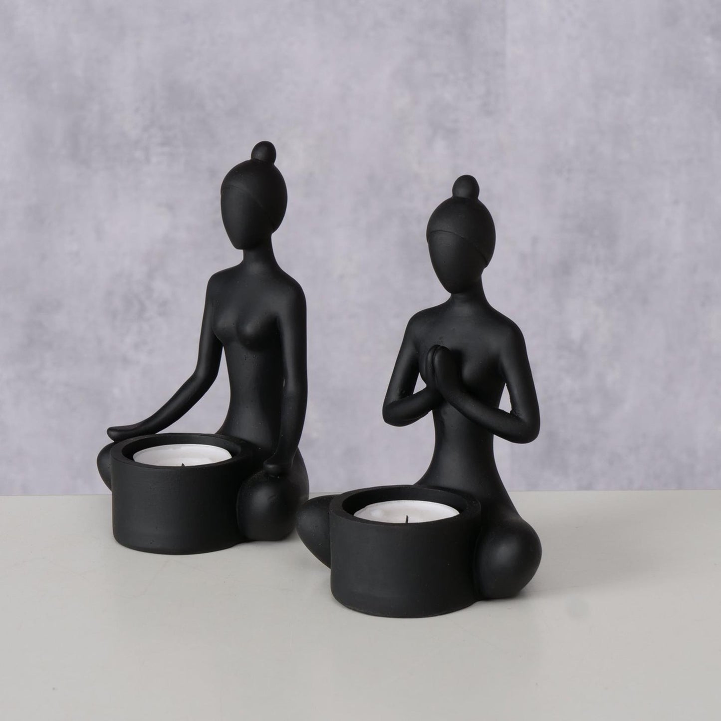 Boltze Home Teelichthalter Yoga