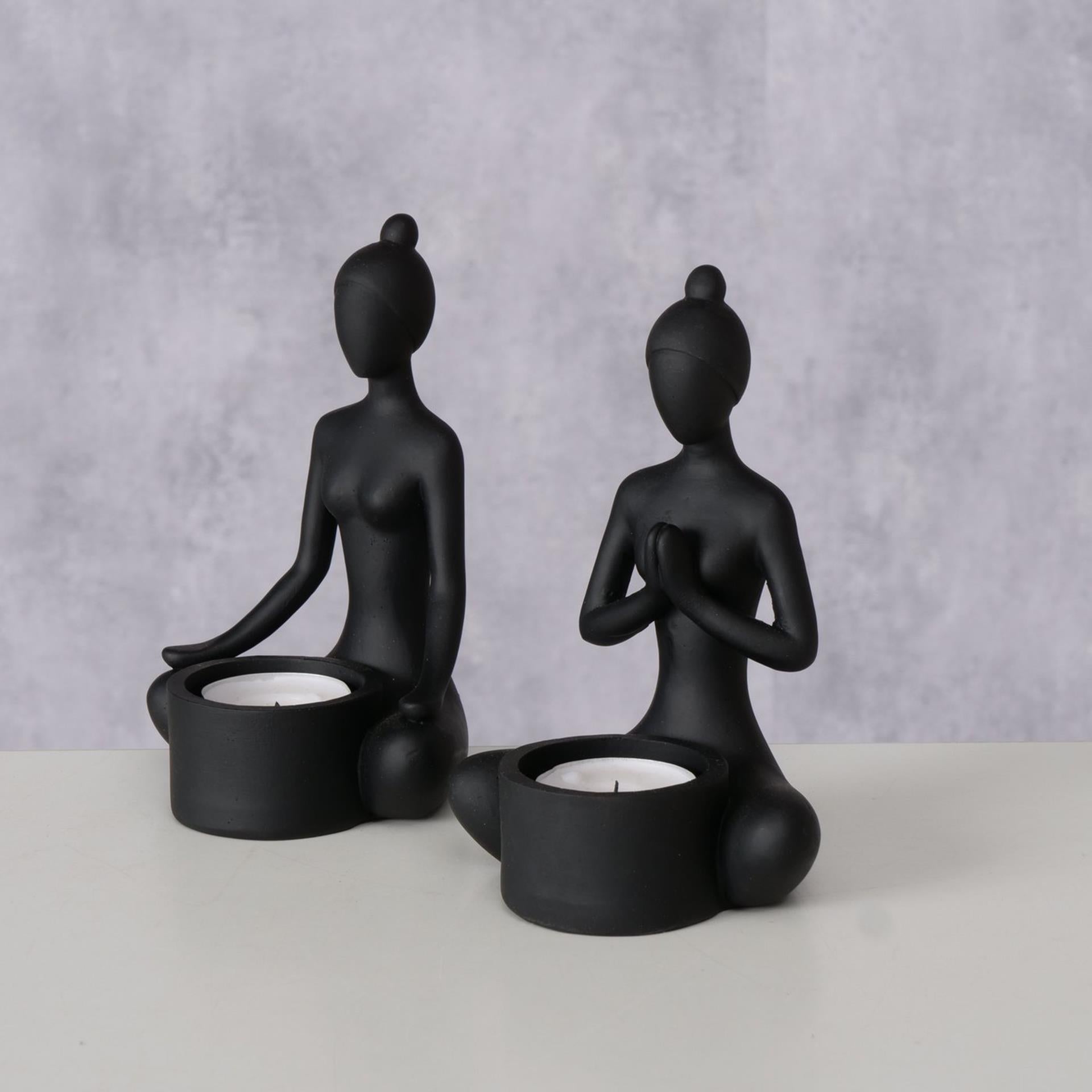 Boltze Home Teelichthalter Yoga