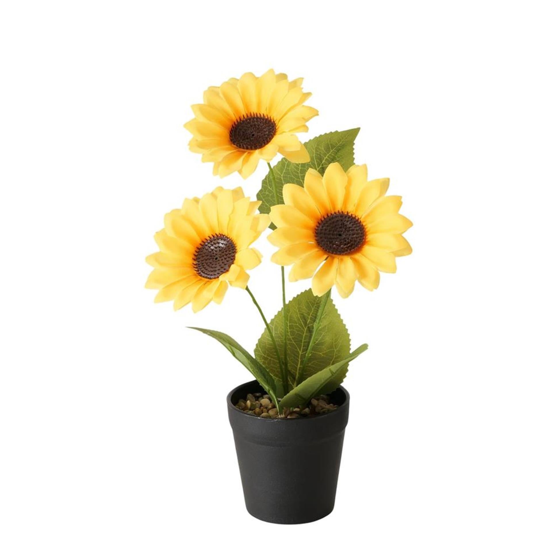 Boltze Home Kunstpflanze Sonnenblume 33cm