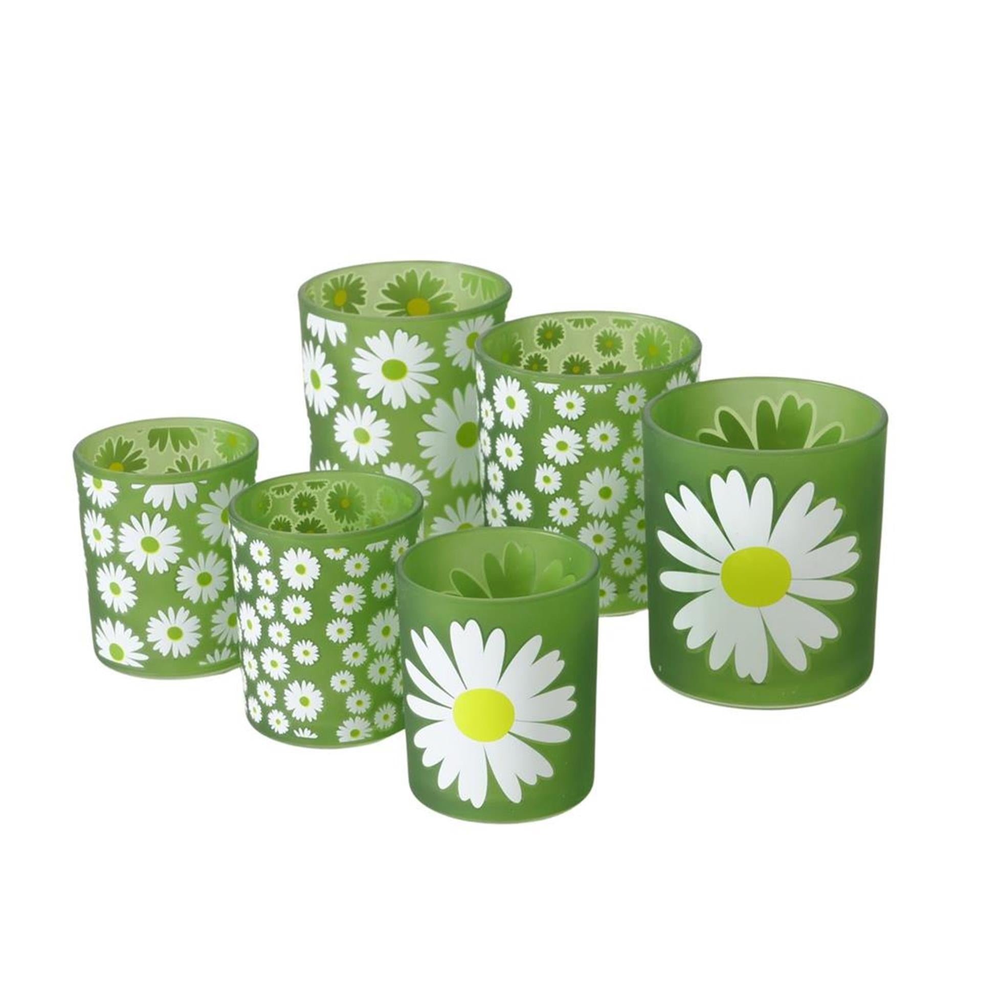 Boltze Home Laterne Gänseblümchen 2-teilig
