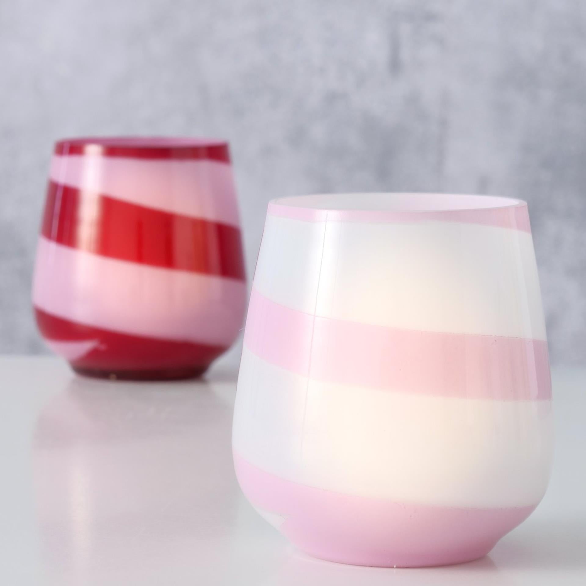 Boltze Home Laternenstreifen rosa 8,5cm