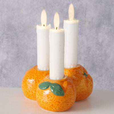 Boltze Home Kerzenhalter orange