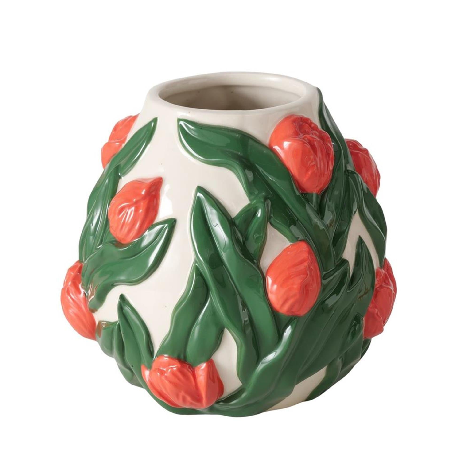 Boltze Home Vase Tulpe h14cm