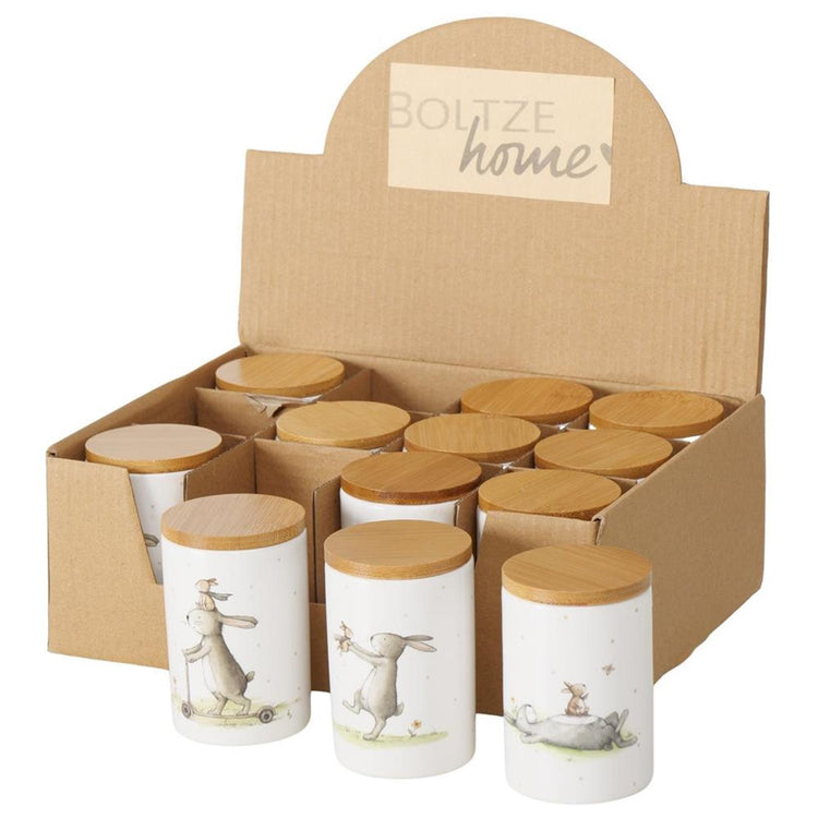 Boltze Home Vorratsdose Hase 80ml 7,8cm