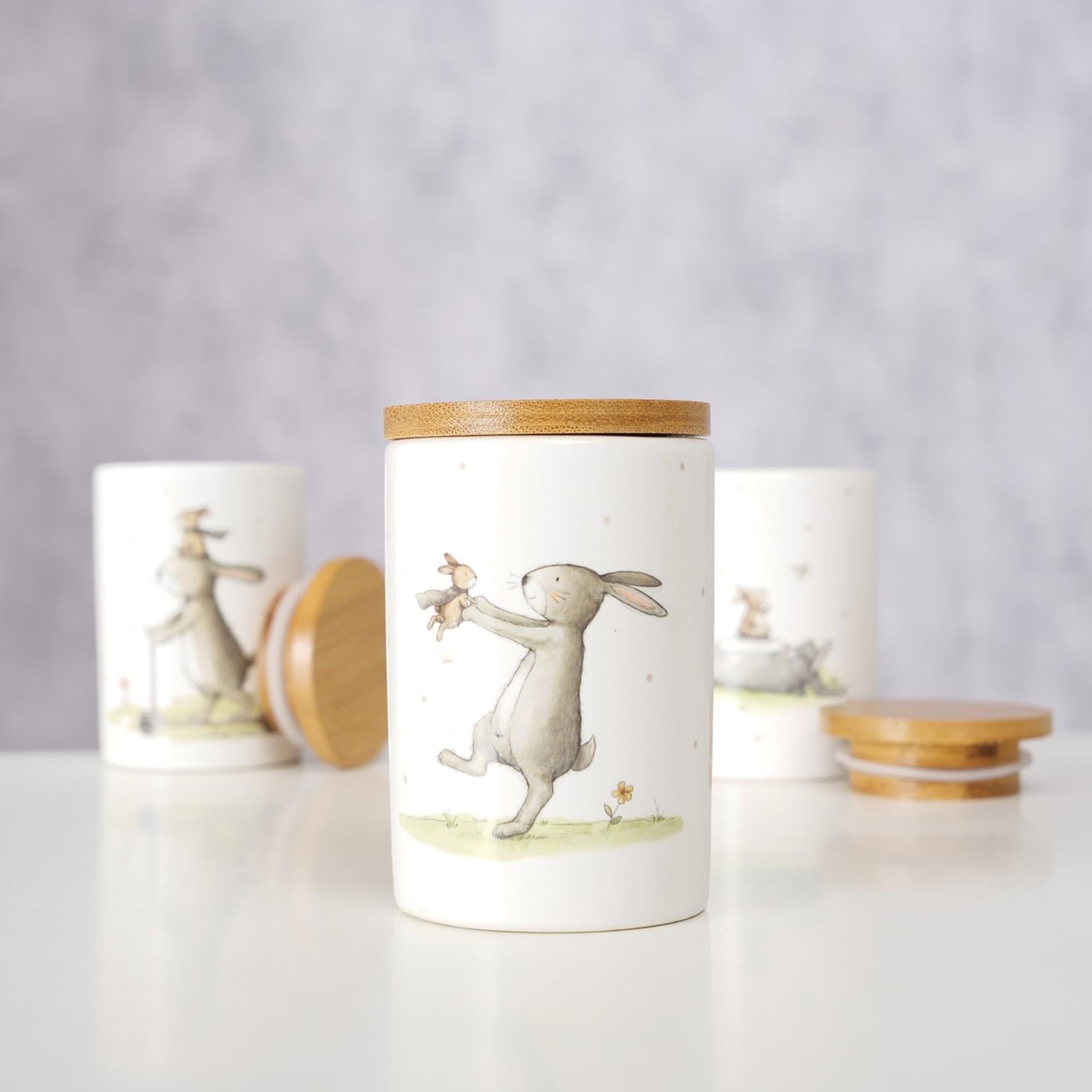 Boltze Home Vorratsdose Hase 80ml 7,8cm