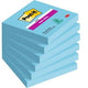Super Haftnotizen Post-it 76x76mm blau