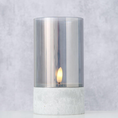 Boltze Home LED-Kerze mit Timer ø8xh14,5cm