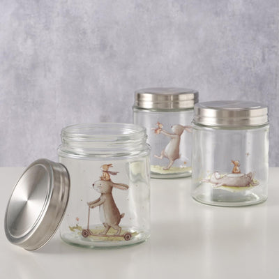 Boltze Home Vorratsglas Hase 625ml