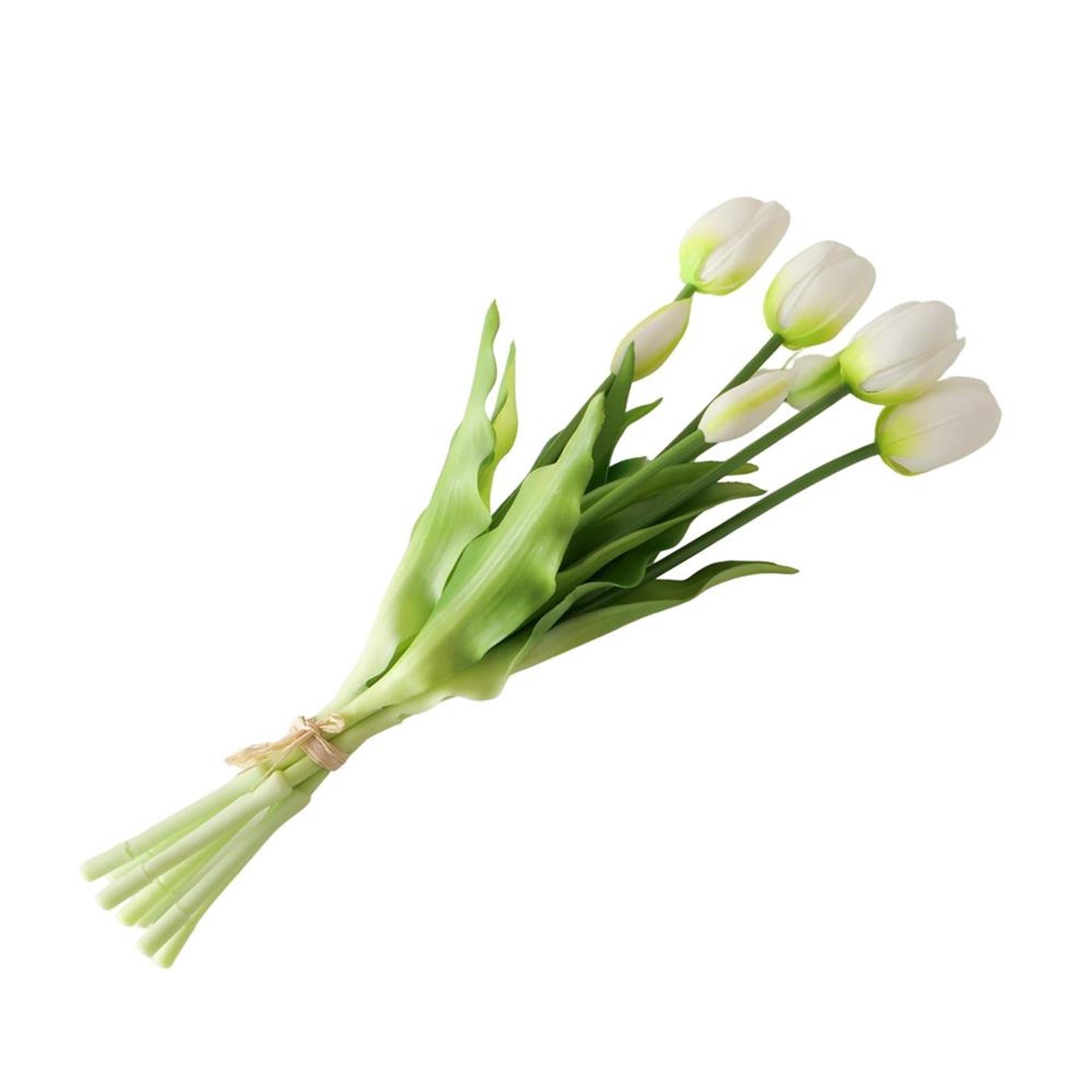 Boltze Home Kunstblumen Tulpe 40cm weiß