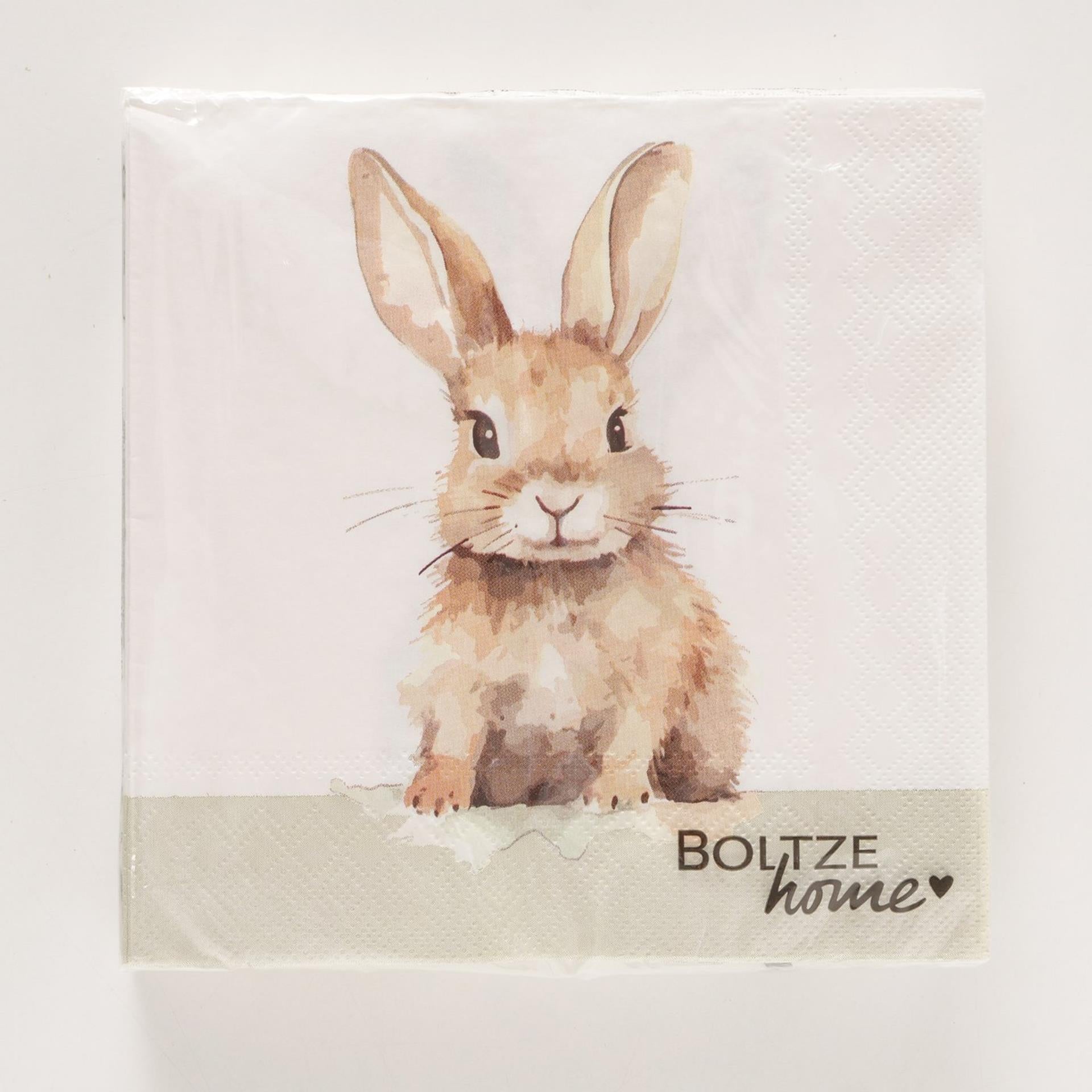 Boltze Home Servietten Hans Hase 20 Stk