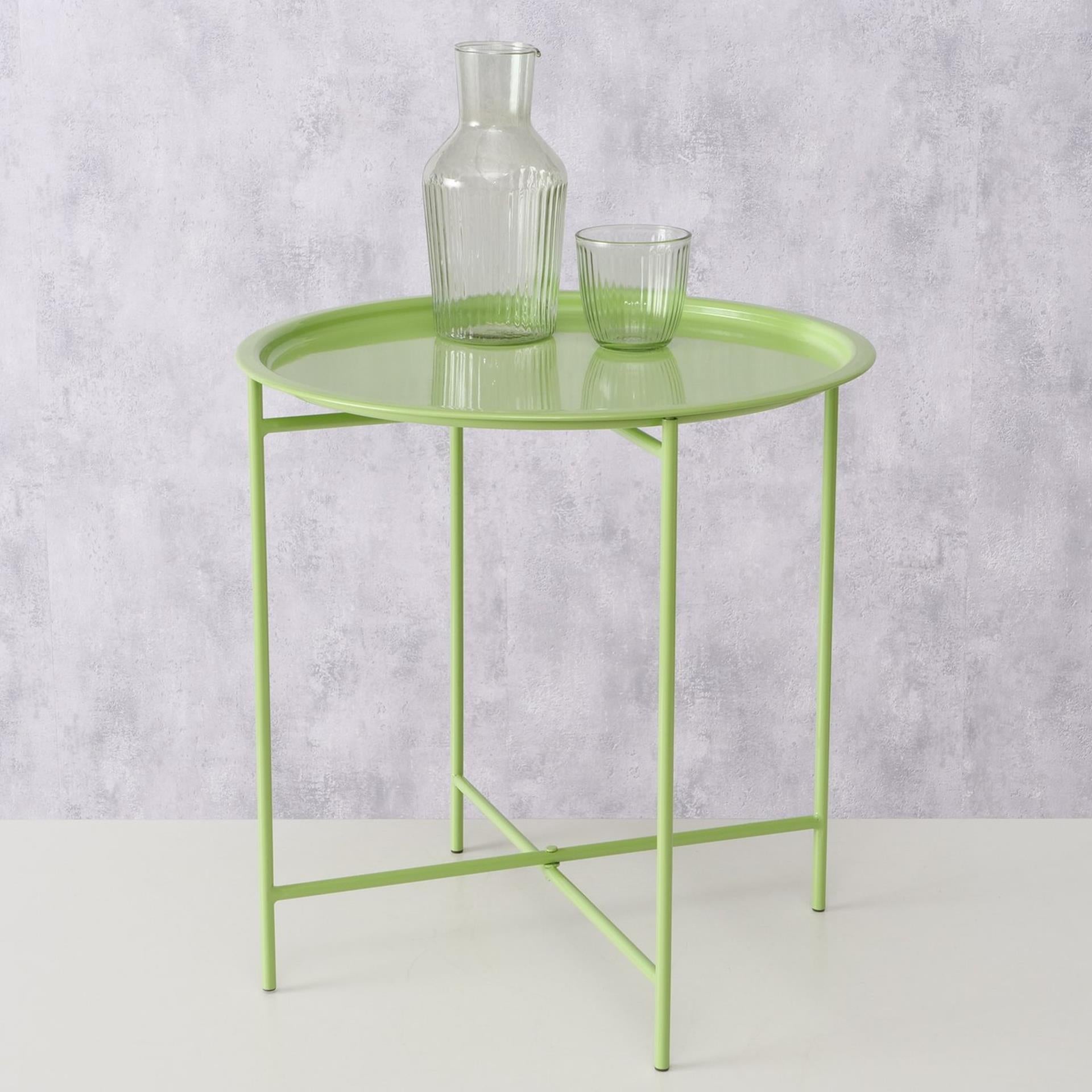 Boltze Home Tabletttisch Metall grün