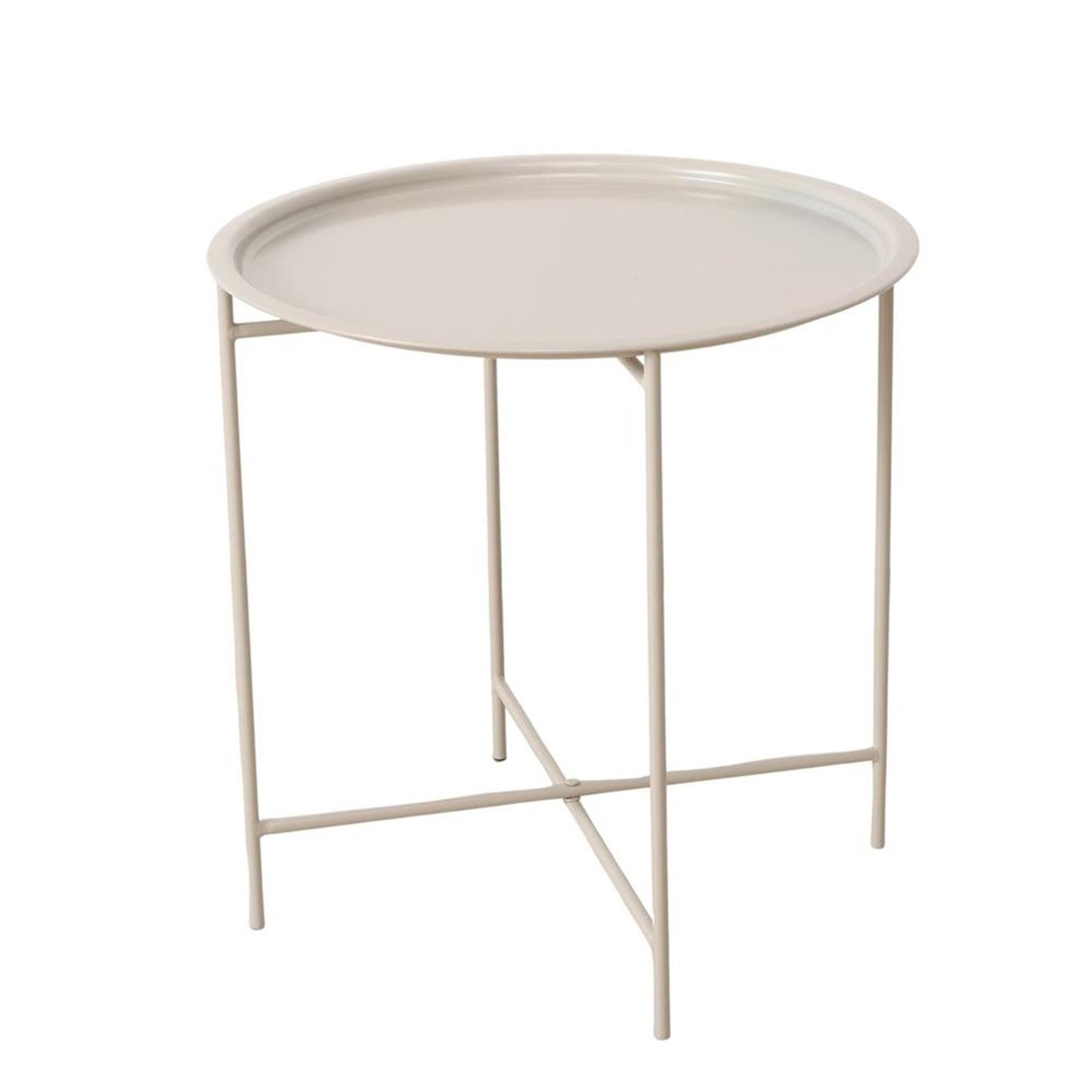 Boltze Home Tabletttisch Metall Beige