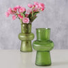 Boltze Home Vase Glas grün H20cm