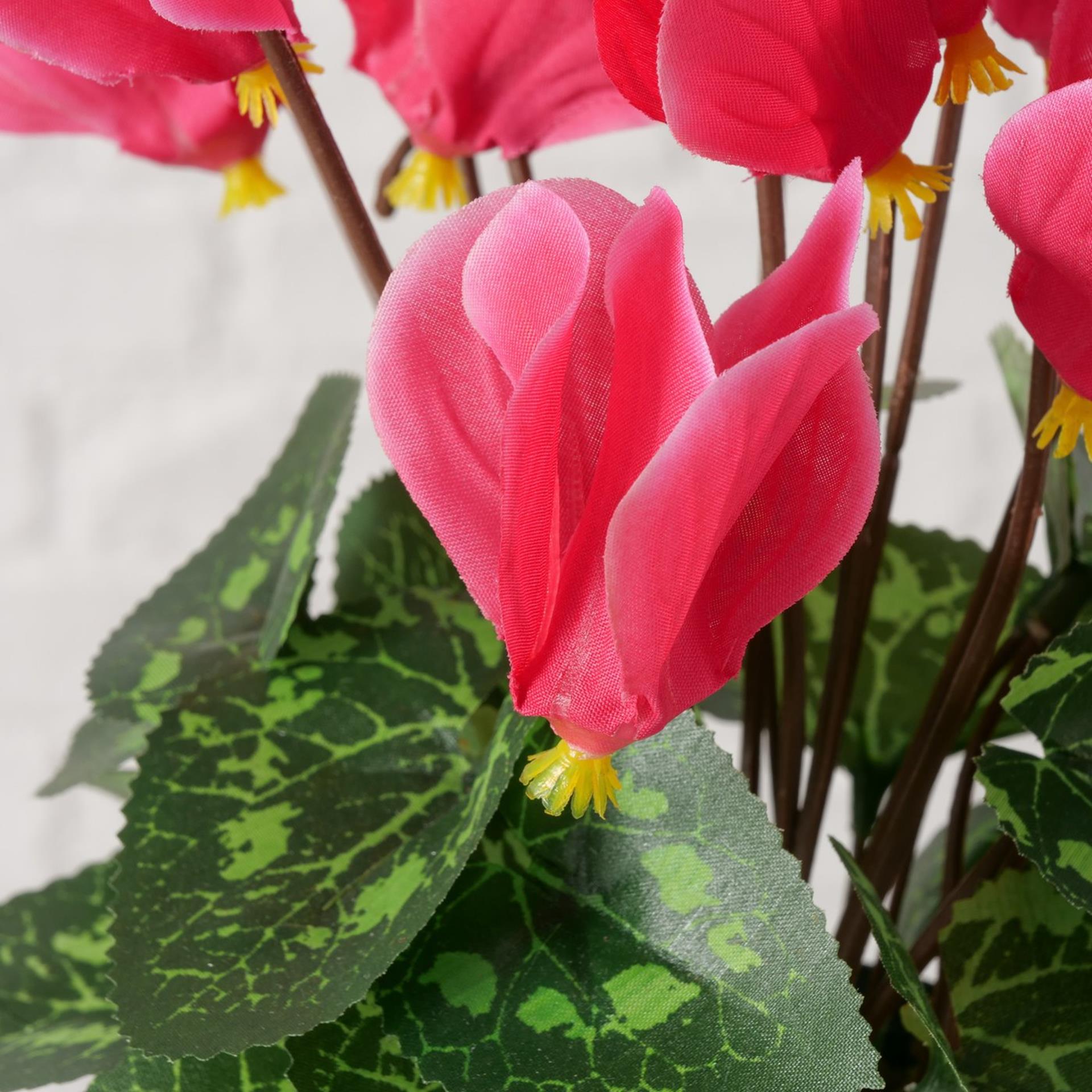 Boltze Home Kunstpflanze im Topf rosa H27cm