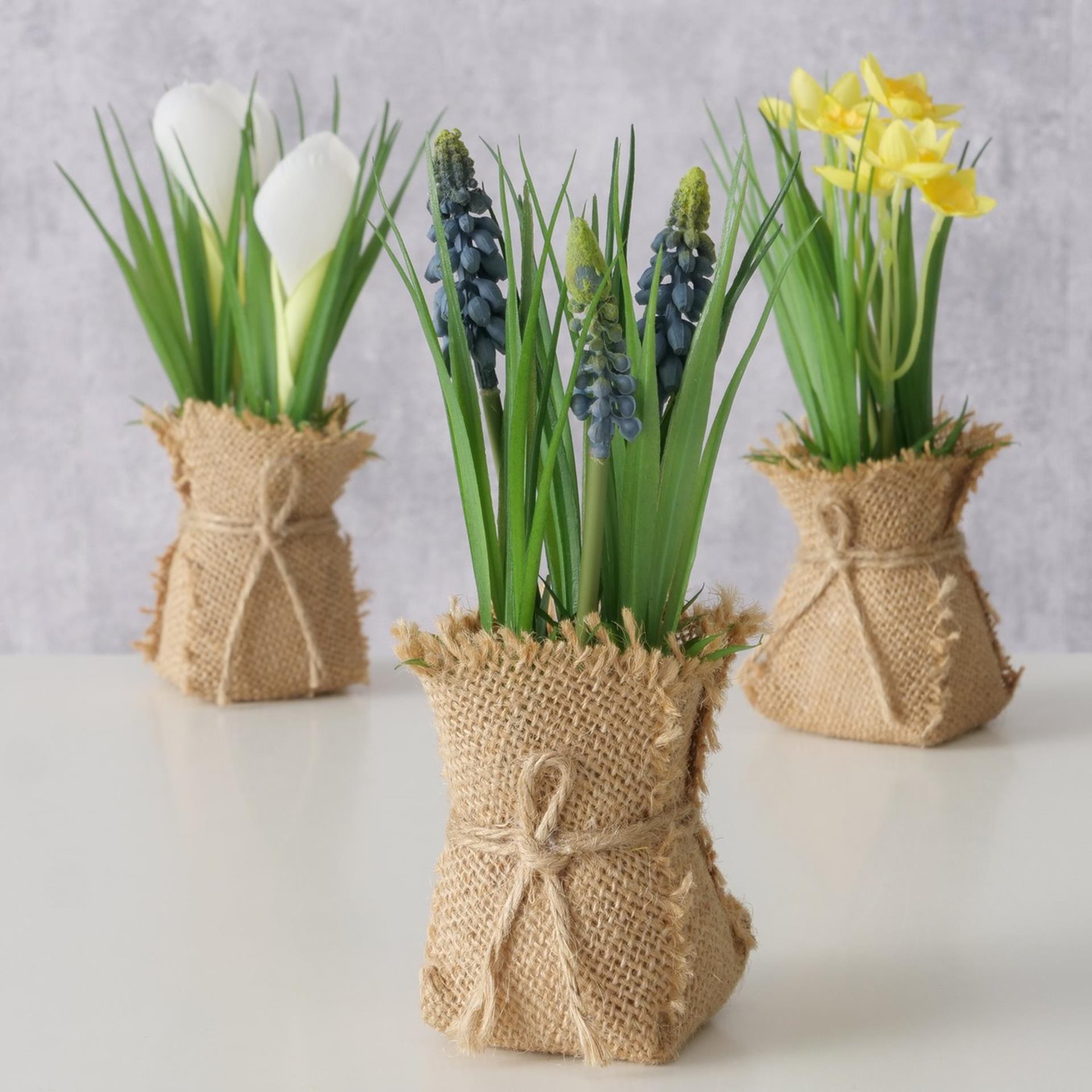 Boltze Home Kunstpflanze Frühling h19cm