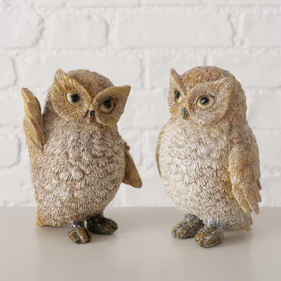 Boltze Heimfigur Eule Blanet 9,5x8x12,5
