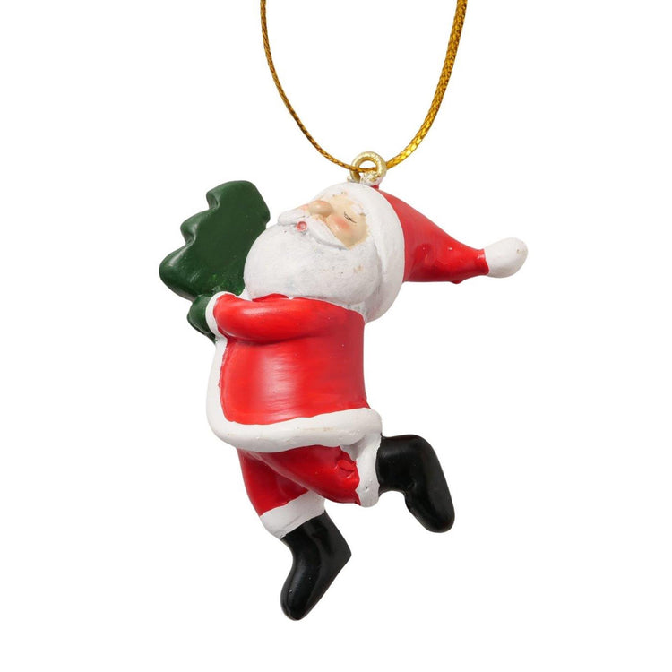 Boltze home Weihnachtsanhänger Weihnachtsmann 5x3x6cm