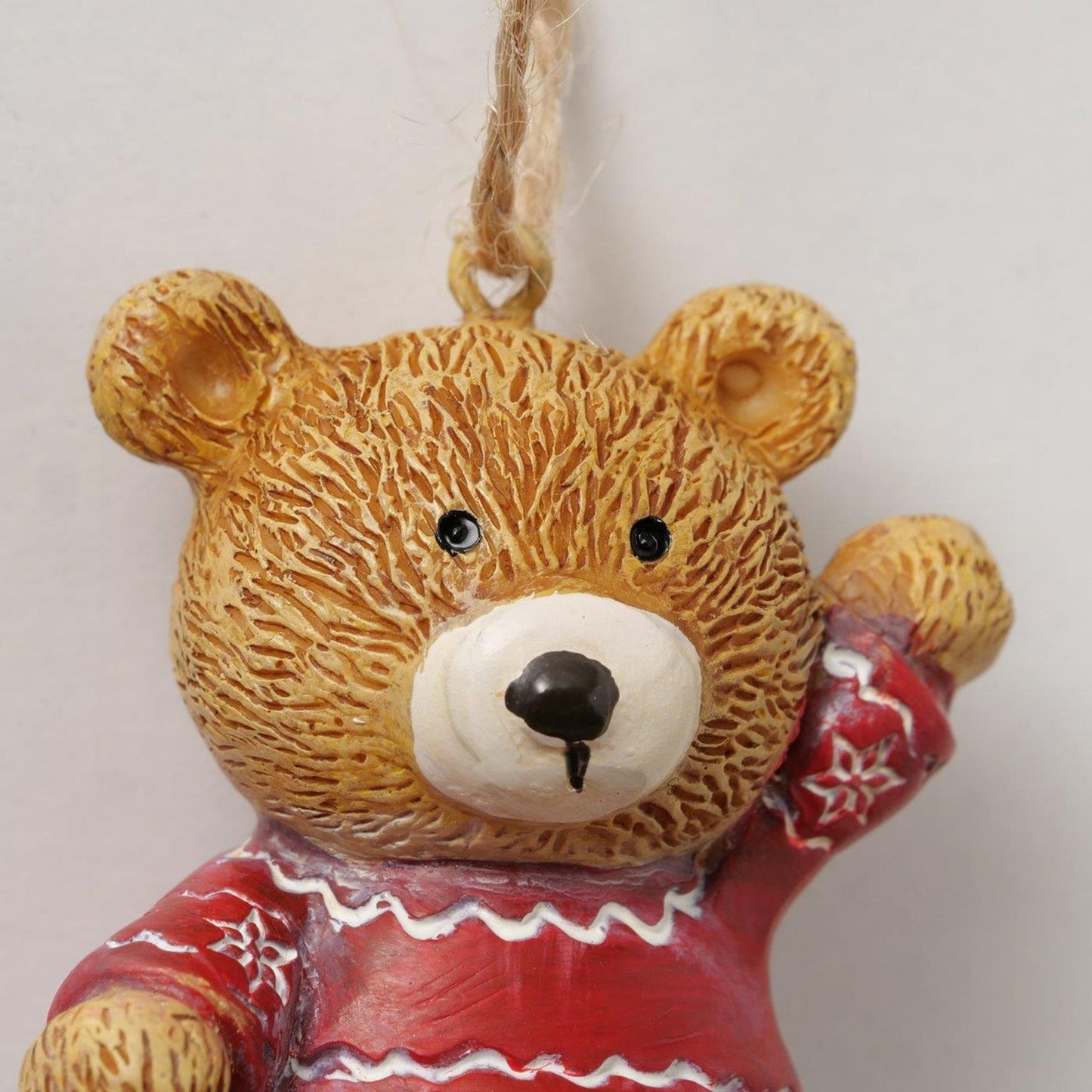 Boltze Home Weihnachtsanhänger Bär 5x4,5x6cm