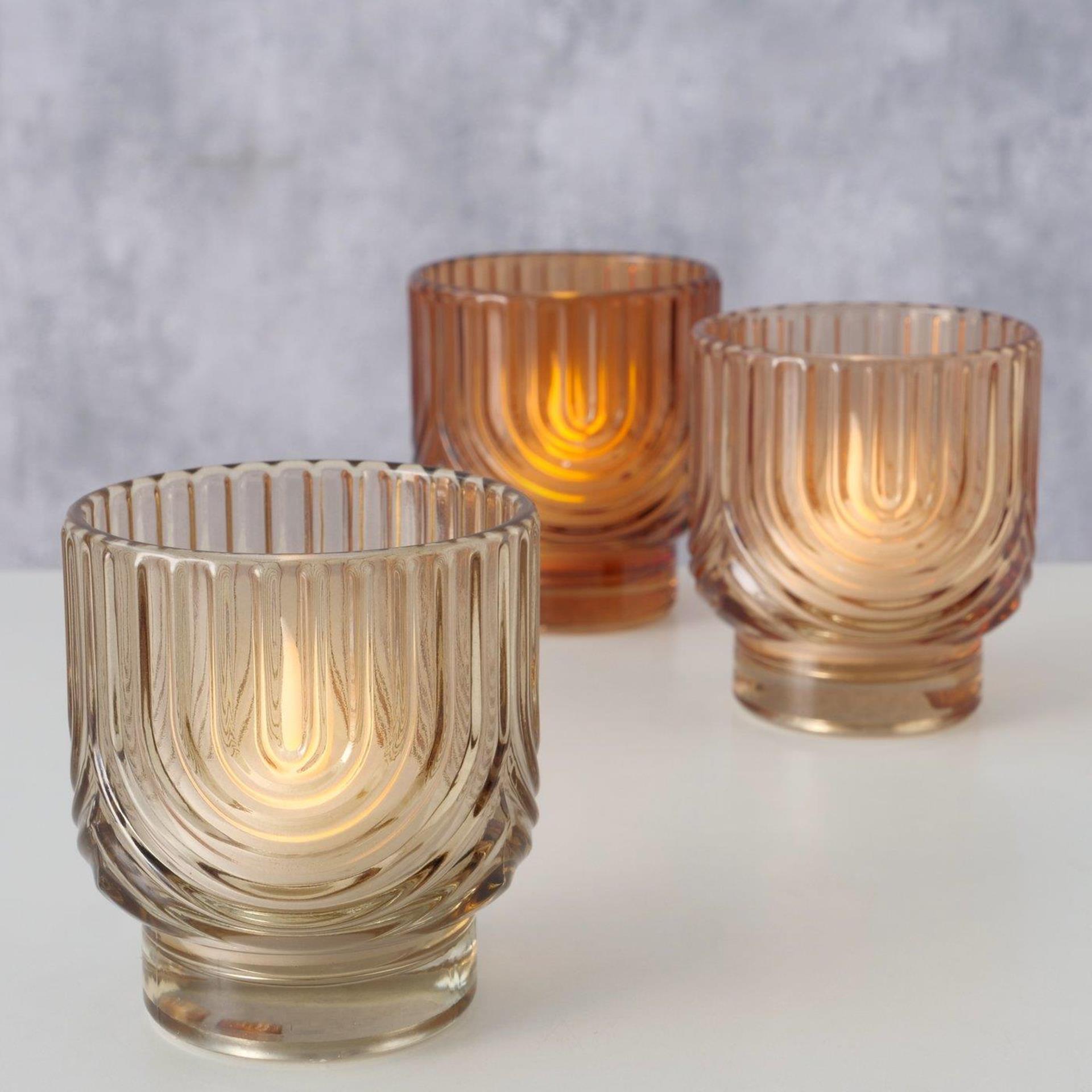 Boltze Home Laternenglas ø7xh8cm