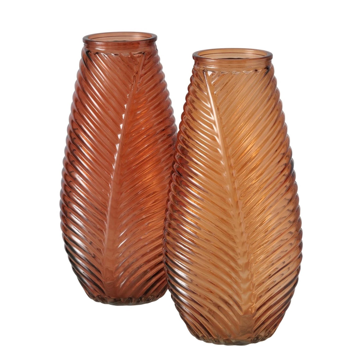 Boltze Home Vase Leavo Glas 13,5x13x28cm