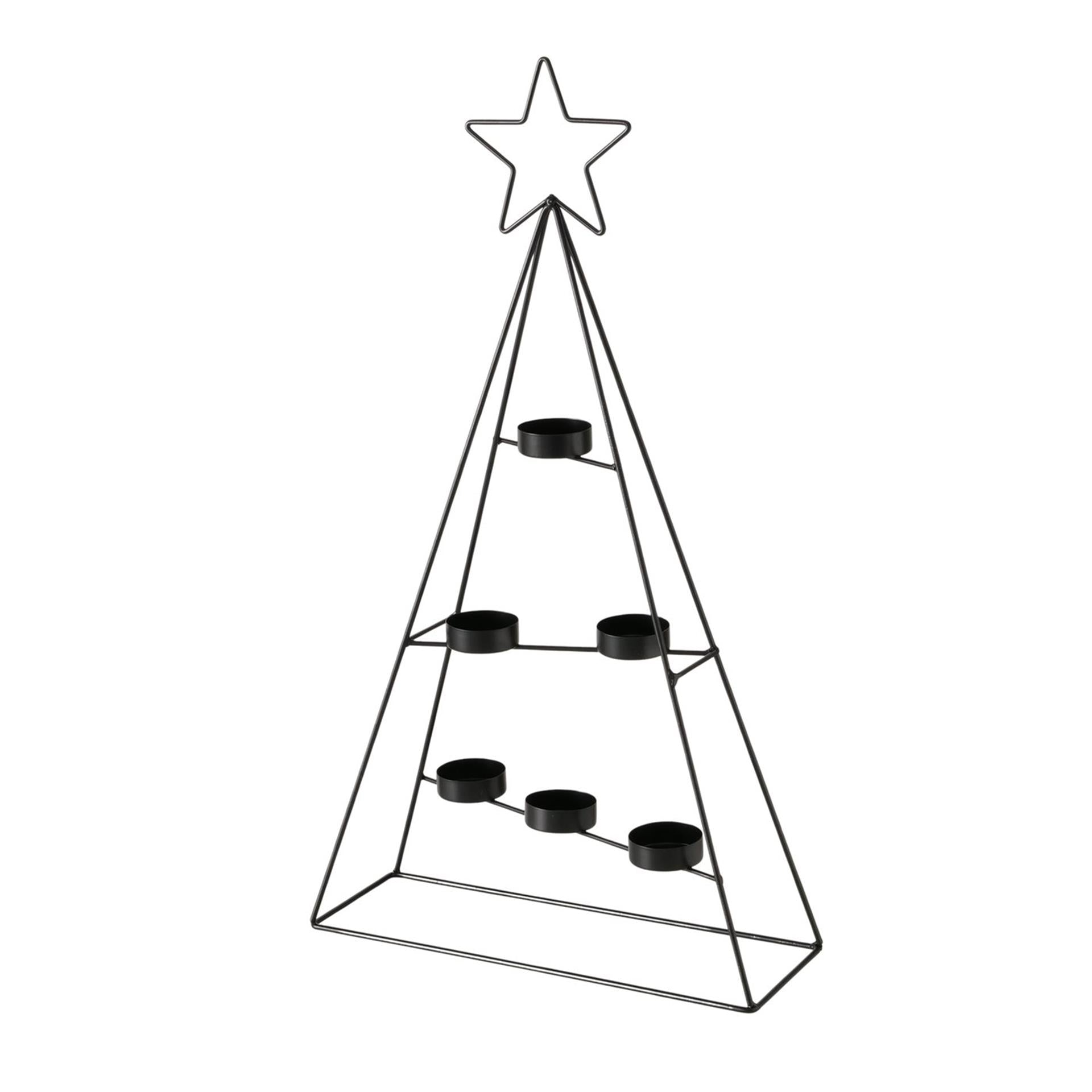 Boltze Home Teelichthalter Weihnachtsbaum