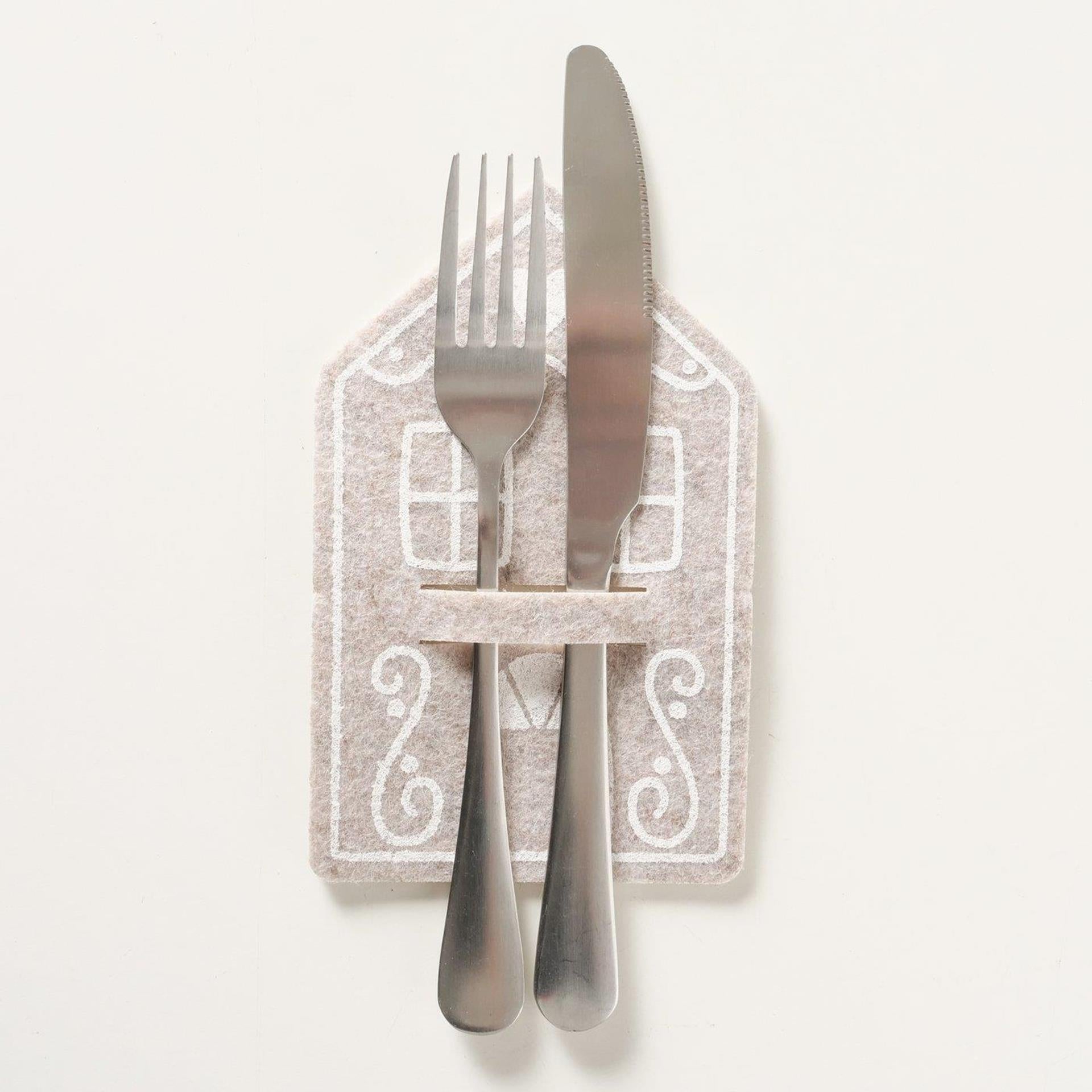 Boltze Home Bestecktaschen-Set 4-teilig