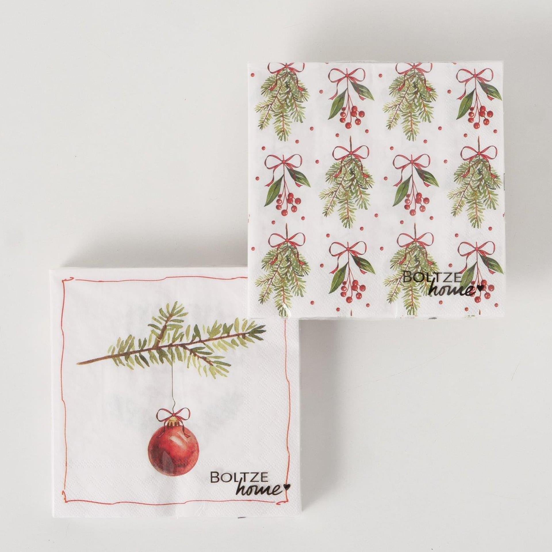 Boltze Home Servietten Noelle 20er Pack