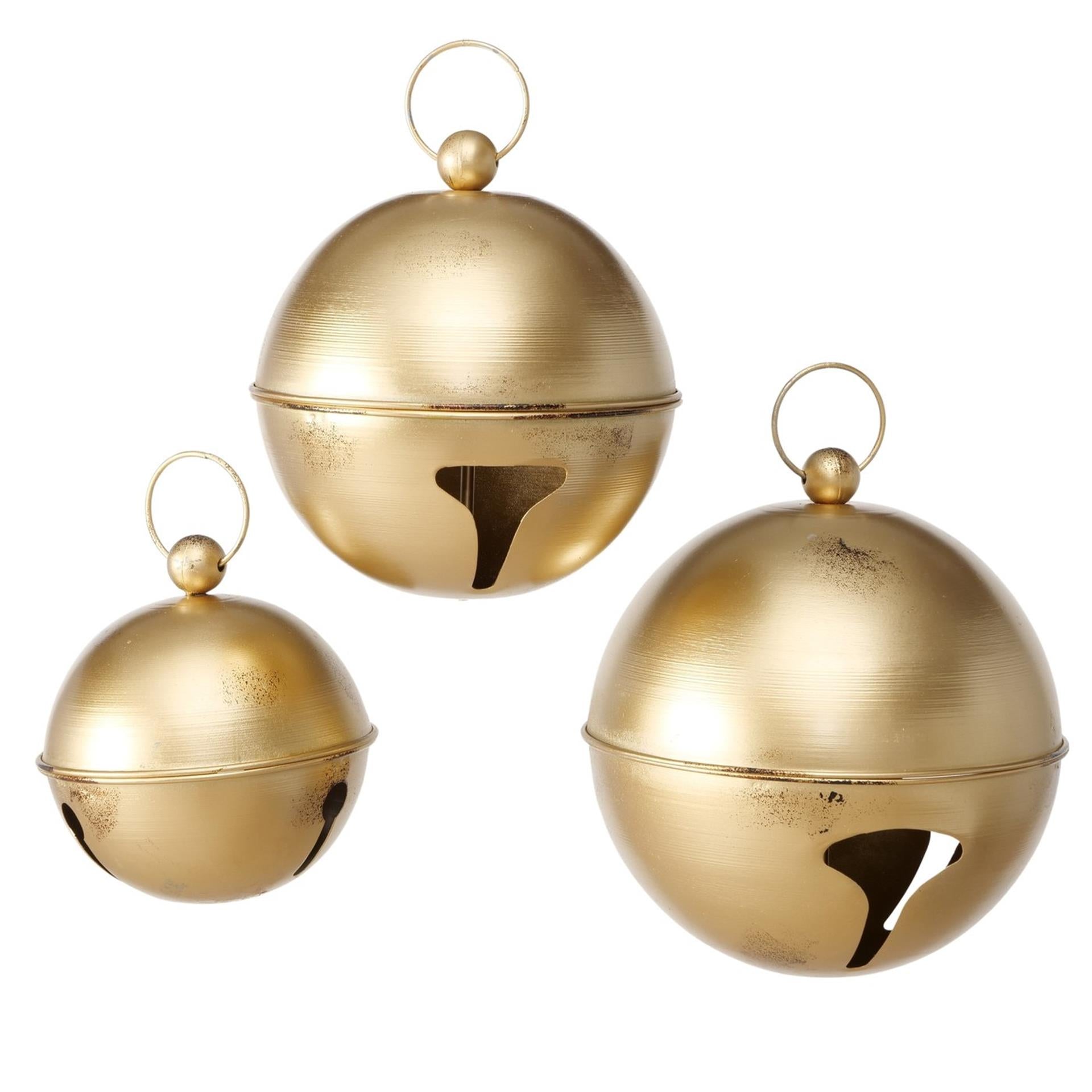 Boltze Home Anhänger-Set Uhr Gold 3-teilig