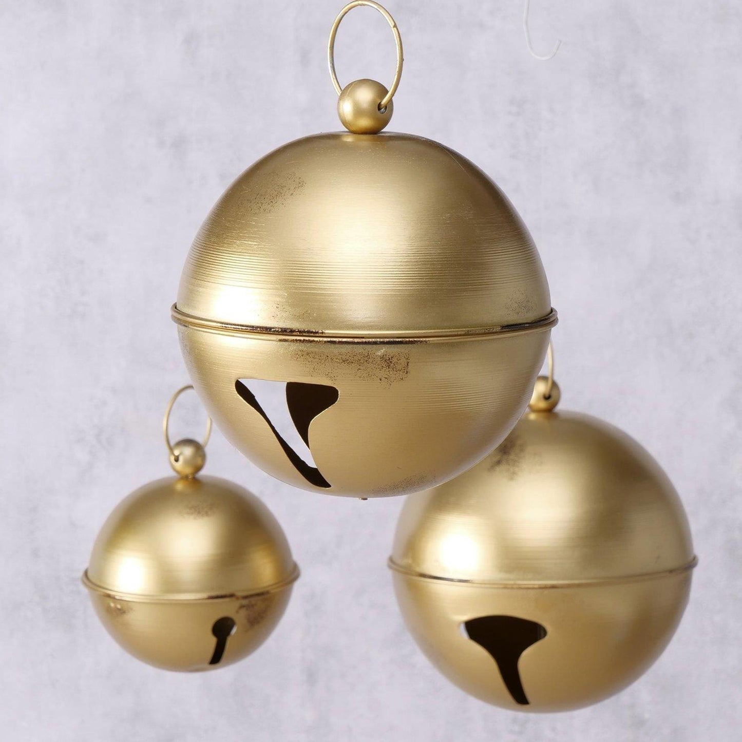 Boltze Home Anhänger-Set Uhr Gold 3-teilig
