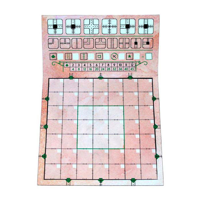 White Goblin Games Railroad Ink – Würfelspiel in feuerroter Version
