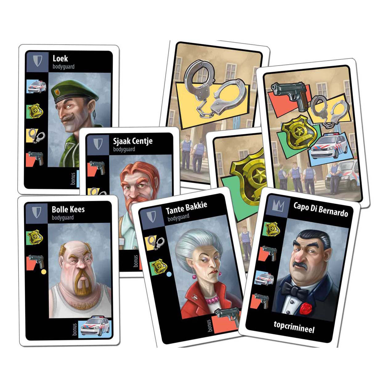Weißer Kobold, Spieleinspektor Hoogstraten: Gangstervilla – Kartenspiel