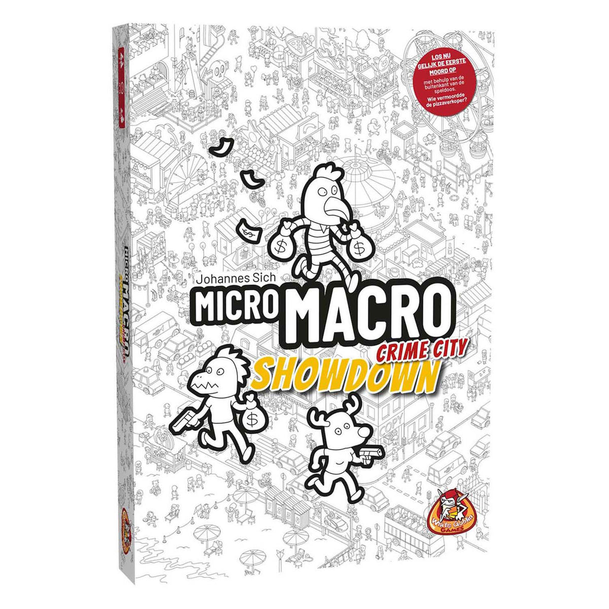 White Goblin Games Micromacro – Crime City Showdown – Brettspiel