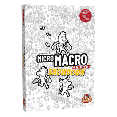 White Goblin Games Micromacro – Crime City Showdown – Brettspiel