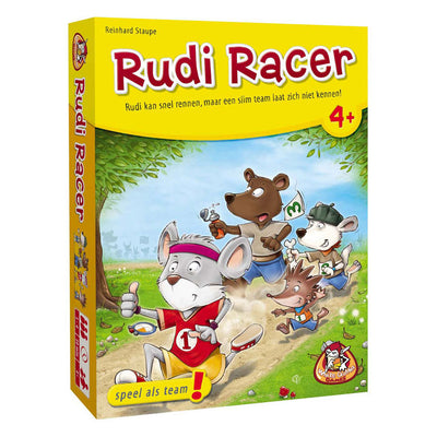 White Goblin Games Rudi Racer – Kartenspiel mit gelber Farbe