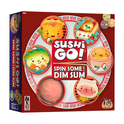 Weiße Kobold-Spiele Sushi go! Drehen Sie etwas für Dim Sum – Brettspiel für 2 bis 6 Spieler