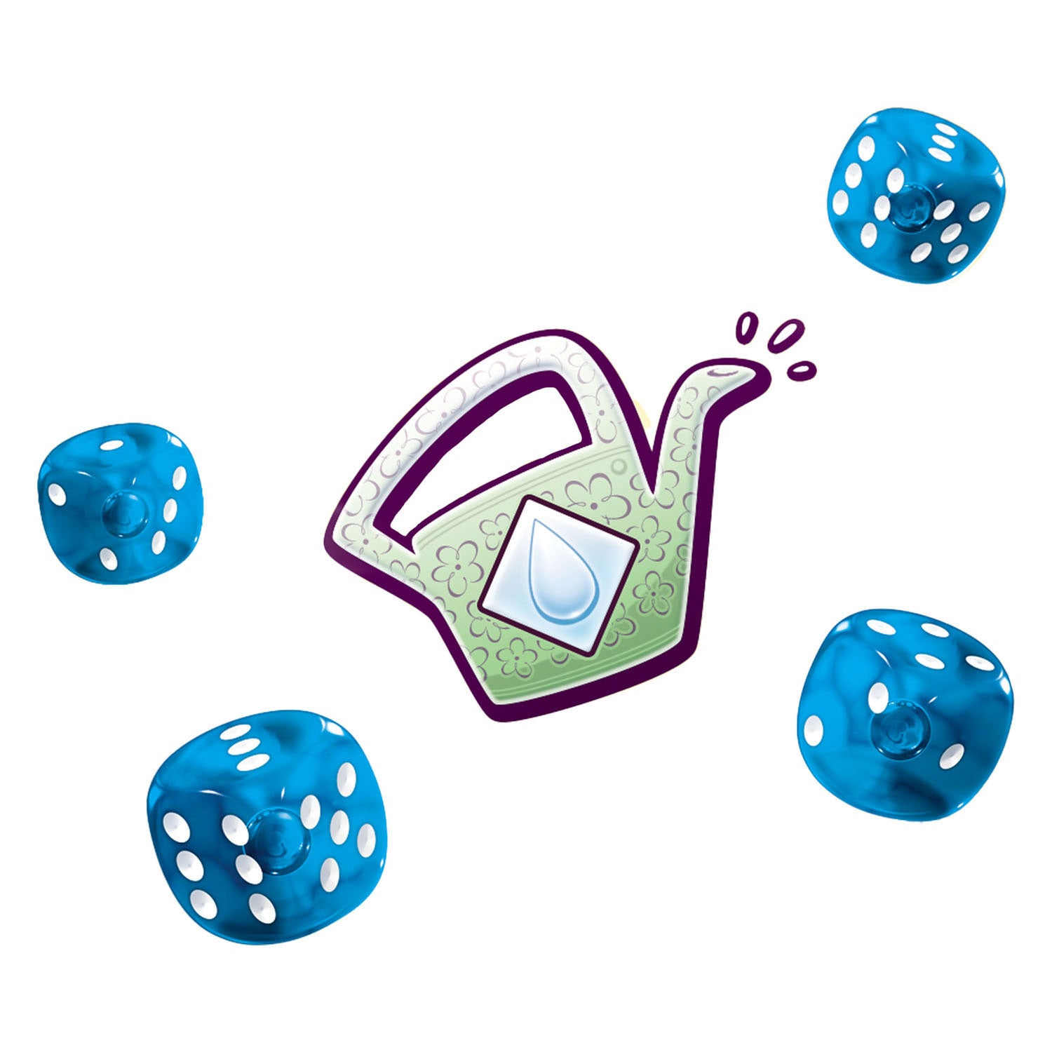 Weiße Koboldspiele Blumenschauer – Würfelspiel