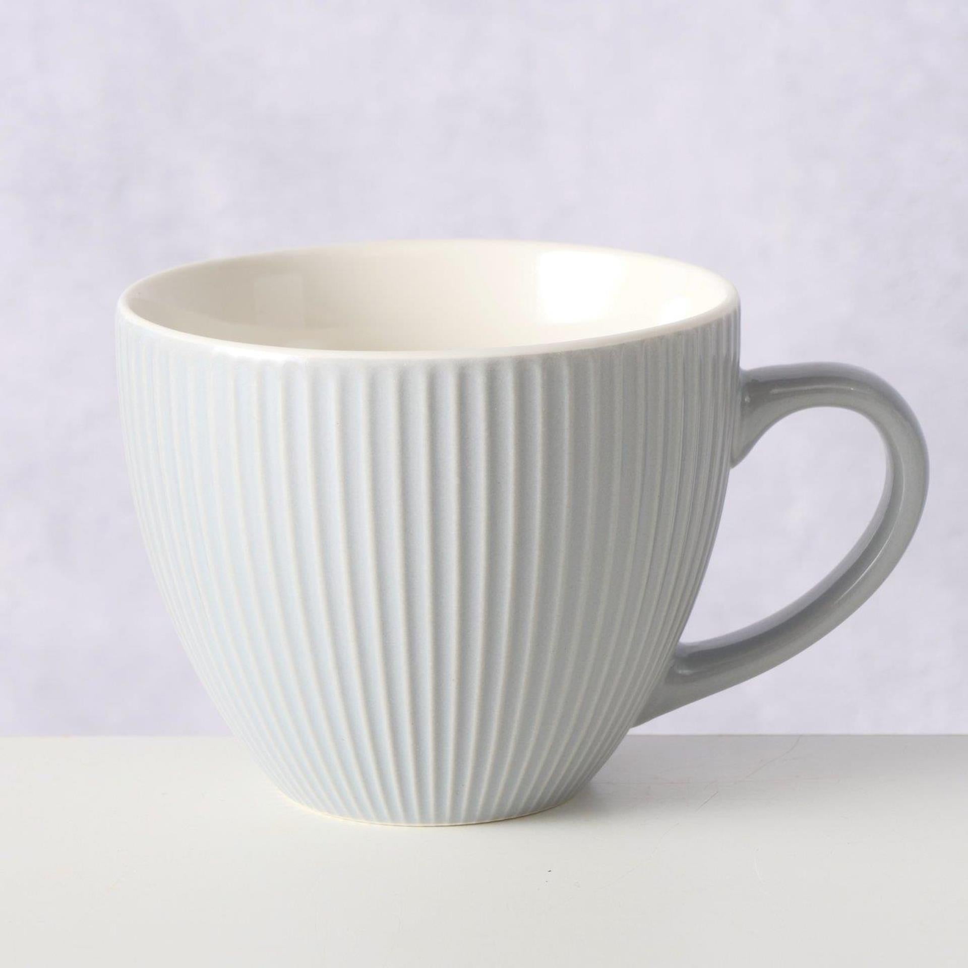 Boltze Home Becher grau 420ml ø10,7cm