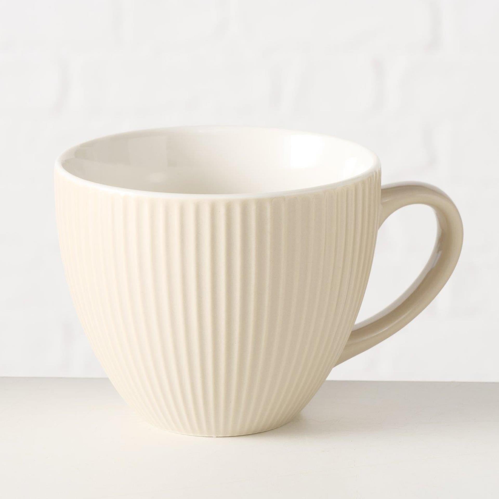 Boltze Home Becher beige 420ml ø10,7cm