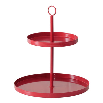Boltze Home Etagere rot ø30xh34cm