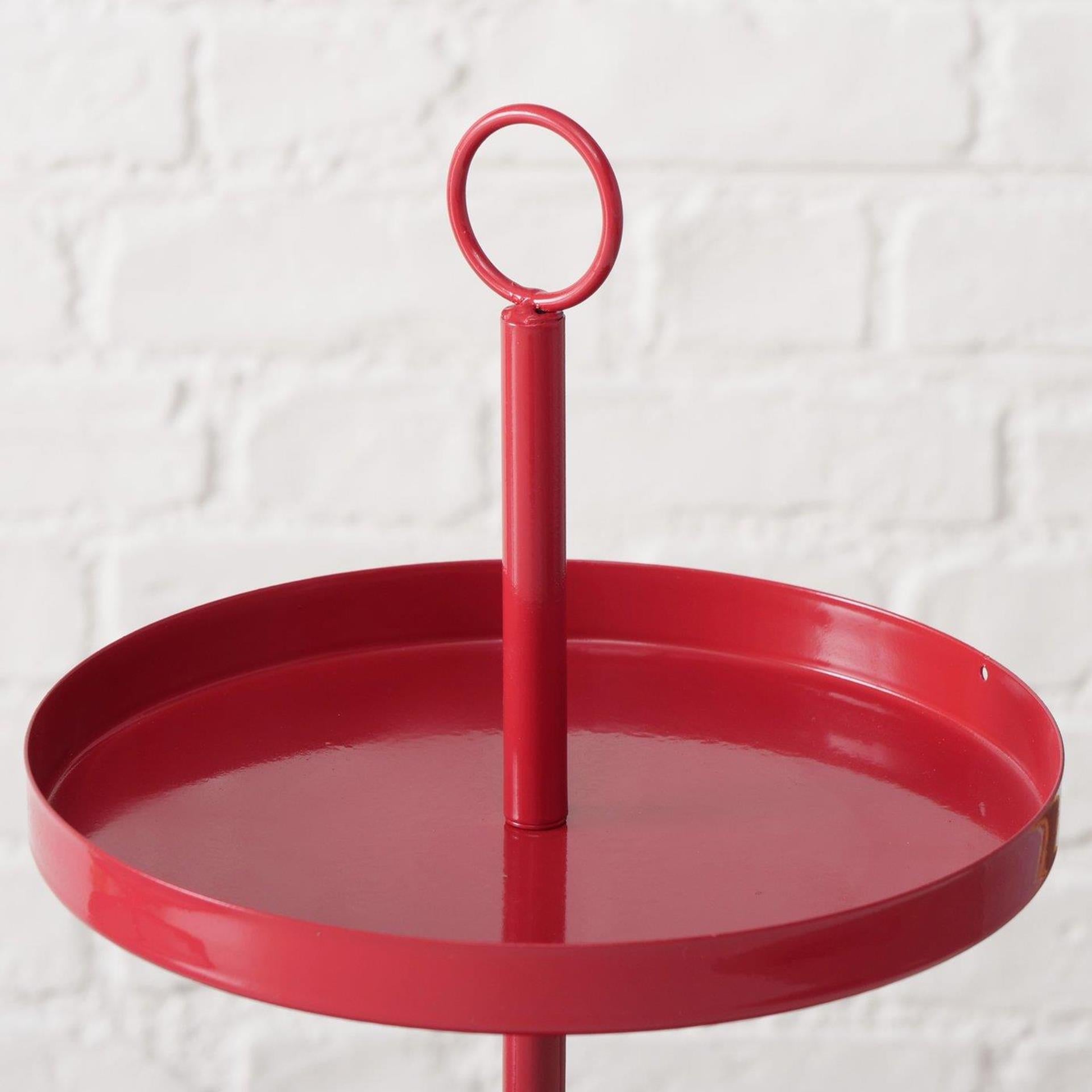 Boltze Home Etagere rot ø30xh34cm