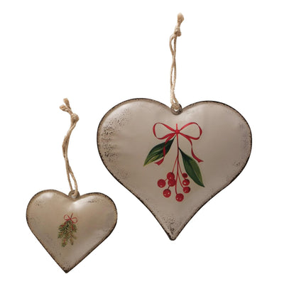 Boltze Home Deco Anhänger Herz Set a 2