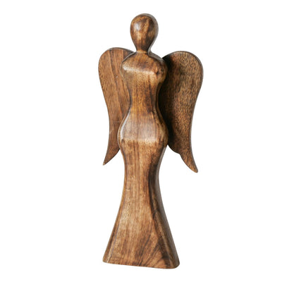Boltze Wohnfigur Engel Holz 16x35cm