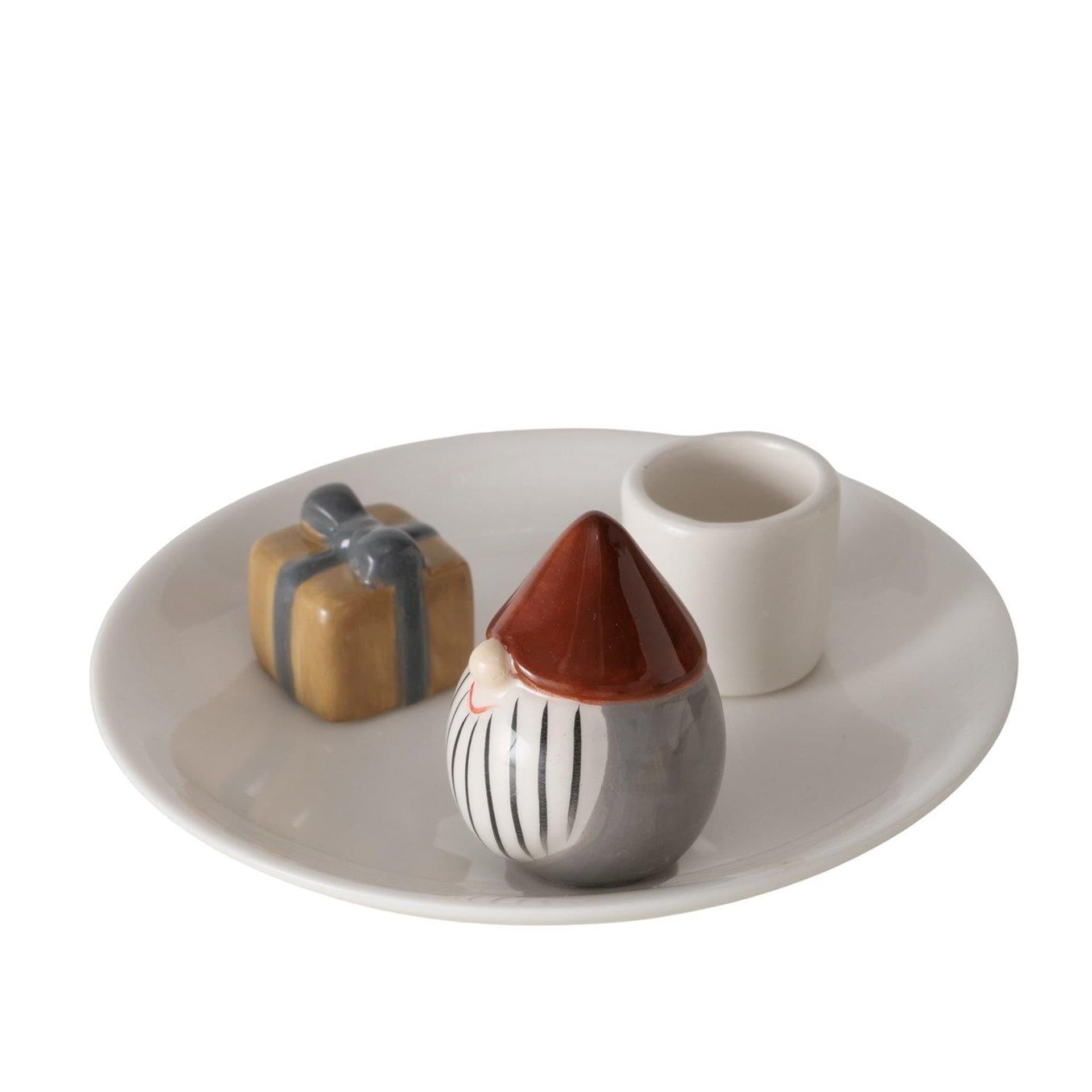 Boltze Home Kerzenständer mit Zwerg ø12cm