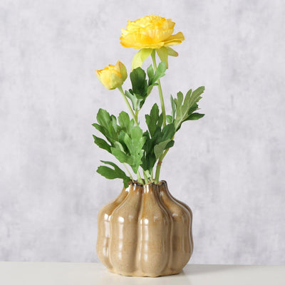 Boltze Home Vase braun ø12,5xh11,3cm