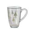 Boltze Home Becher Weihnachtsbaum 325ml Glas